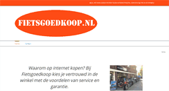 Desktop Screenshot of fietsgoedkoop.nl